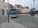 Ein Bus vom Sachsen-Express fhrt aus dem Freitaler Busbhf. aus