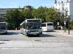 Wg.333 vom Typ MB O405GN2 vom Stadtverkehr Lbeck macht werbung fr Niederegger Marzipan auf der Linie 6 nach Blankensee Dorfplatz am Zob Lbeck.