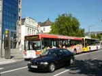 Wg.104 vomTyp MB O405N2 von Nordbus mit Werbung fr die Spielbank Bad Schwischenahn auf der Linie 303 nach Krusenbusch an der Hst.Lappan.